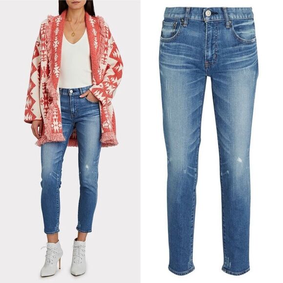 Moussy Vintage Denim Velma Mid-Rise Skinny Ankle Jeans Medium Wash Size 27 | 4 - Picture 1 of 13